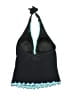 Profile Graphic Black Swimsuit Top Size 8 - photo 2