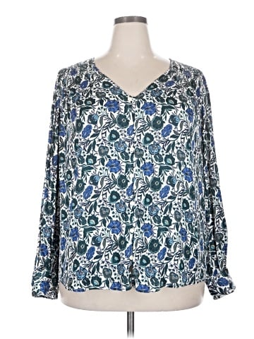 Lane Bryant Long Sleeve Blouse (view 1)
