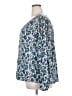Lane Bryant 100% Polyester Blue Long Sleeve Blouse Size 18 - 20 Plus - photo 5