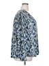 Lane Bryant 100% Polyester Blue Long Sleeve Blouse Size 18 - 20 Plus - photo 4