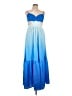 Commense Blue Cocktail Dress Size L - photo 1
