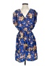 Bar III 100% Polyester Print Blue Casual Dress Size S - photo 1