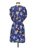 Bar III 100% Polyester Print Blue Casual Dress Size S - photo 2