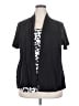 Basic Editions Black Short Sleeve Blouse Size 2X - photo 1