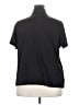 Basic Editions Black Short Sleeve Blouse Size 2X - photo 2