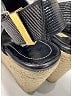Balenciaga 100% Leather Black Wedges Size EU 37 - photo 7