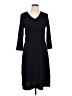 Dana Buchman Chevron-herringbone Black Casual Dress Size L - photo 1