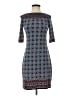 Max Studio Argyle Blue Casual Dress Size XS - photo 1