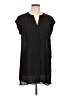DR2 100% Polyester Black Short Sleeve Blouse Size L - photo 1
