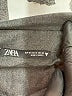 Zara 100% Polyester Gray Long Sleeve Blouse Size M - photo 7