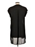 DR2 100% Polyester Black Short Sleeve Blouse Size L - photo 2