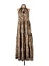 Boemo Paisley Brown Gray Casual Dress Size S - photo 1