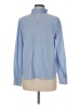 Halogen Solid Blue Long Sleeve Blouse Size M - photo 2