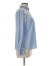 Halogen Solid Blue Long Sleeve Blouse Size M - photo 4