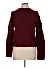 Cosmic Blue Love Burgundy Pullover Sweater Size M - photo 1