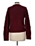 Cosmic Blue Love Burgundy Pullover Sweater Size M - photo 2