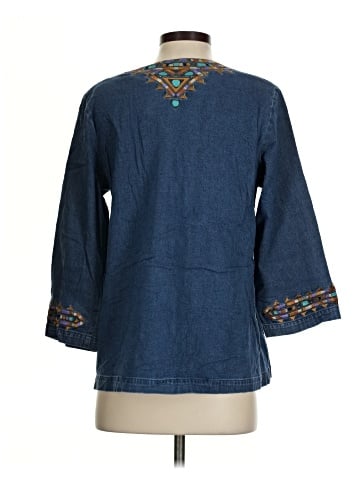 Bob Mackie 3/4 Sleeve Blouse (view 2)