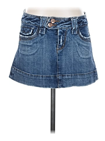 Dollhouse Denim Skirt (view 1)