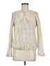 Sanctuary Metallic Ivory Pullover Sweater Size M - photo 1