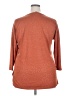 Versona Orange 3/4 Sleeve Top Size XXL - photo 2