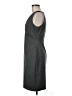 L.K. Bennett Chevron-herringbone Gray Cocktail Dress Size 6 - photo 5