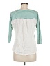 Freebird Teal 3/4 Sleeve Top Size M - photo 2