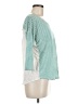 Freebird Teal 3/4 Sleeve Top Size M - photo 4