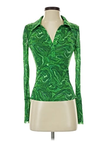 Diane von Furstenberg Long Sleeve Blouse (view 1)