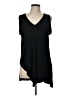 Worthington Black Short Sleeve Top Size L - photo 1
