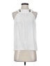 Ramy Brook 100% Polyester Silver White Sleeveless Blouse Size XS - photo 1