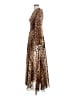 Arden B. 100% Polyester Animal Print Brown Casual Dress Size S - photo 5