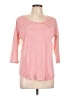 Freebird Red 3/4 Sleeve Top Size L - photo 1