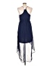Freebird 100% Polyester Solid Blue Casual Dress Size L - photo 2