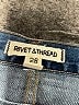 Rivet & Thread 100% Cotton Stars Blue Jeans Size 28 waist - photo 4