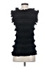 Heather B 100% Cotton Black Sleeveless Blouse Size S - photo 2
