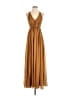 ASOS 100% Polyester Brown Cocktail Dress Size 4 - photo 1
