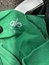Alo 100% Polyester Color Block Green Track Jacket Size S - photo 6