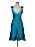 La Belle 100% Polyester Teal Cocktail Dress Size 9 - photo 1