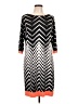 Studio One Chevron-herringbone Black Casual Dress Size L - photo 1