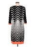 Studio One Chevron-herringbone Black Casual Dress Size L - photo 2