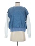 Zara 100% Cotton Blue Long Sleeve Top Size S (estimated) - photo 1