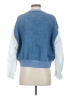 Zara 100% Cotton Blue Long Sleeve Top Size S (estimated) - photo 2