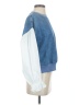 Zara 100% Cotton Blue Long Sleeve Top Size S (estimated) - photo 4