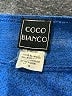 Coco Bianco Blue 3/4 Sleeve Top Size S - photo 7
