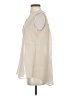 Eileen Fisher Ivory Sleeveless Button-Down Shirt Size S - photo 5