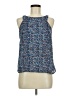 Paper Crane Blue Sleeveless Blouse Size M - photo 1