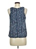 Paper Crane Blue Sleeveless Blouse Size M - photo 2