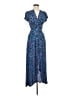 IMAN Blue Casual Dress Size M - photo 1