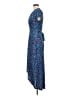 IMAN Blue Casual Dress Size M - photo 5