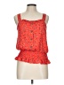 Sienna Sky 100% Polyester Orange Sleeveless Blouse Size L - photo 1